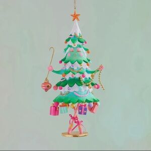 Glitterville Anthropologie pinesy Ornament 8”